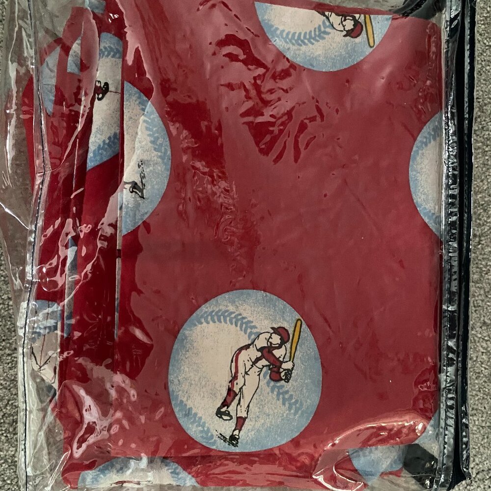 Baseball theme Company Kids Cotton Sheets Set, Twin/Full, NWOT